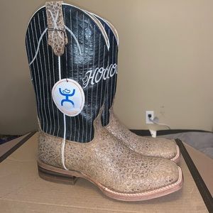 Hooey/Twisted X Camel Skin Cowboy Boots Size 8